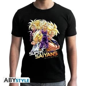 Dragon Ball - Dbz/ Saiyans Mens X-Large T-Shirt - Black