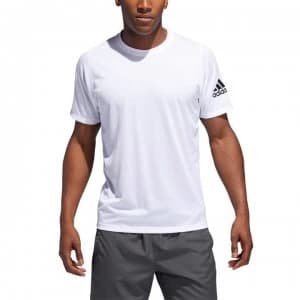 adidas Mens Freelift Sport X Heather T-Shirt - White/Black