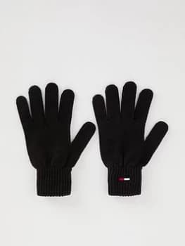 Tommy Jeans Basic Knitted Gloves - Black