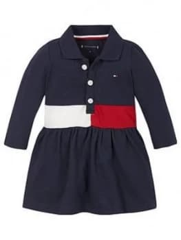 Tommy Hilfiger Baby Girls Flag Polo Dress