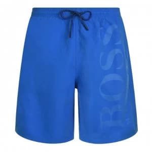 Hugo Boss Logo Swim Shorts Blue Size L Men