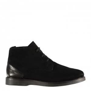 H By Hudson Calverston Boots - Suede Black