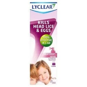 Lyclear Spray Head Lice Treatment 100ml
