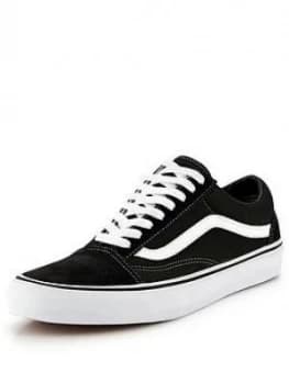Vans Old Skool - Black/White, Size 5, Women