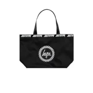 Hype Polyester Tote Bag (One Size) (Black)