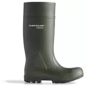 Dunlop Purofort Professional Safety C462933 Boxed Wellington / Womens Boots (38 EUR) (Green) - Green