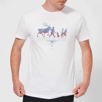 Frozen 2 Believe In The Journey Mens T-Shirt - White - XS