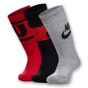 Nike 3 Pack of Just Do It Crew Socks - Multi
