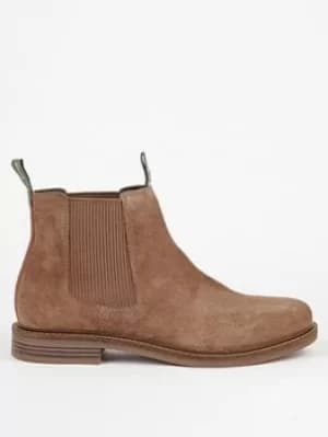 Barbour Farsley Chelsea Boot, Stone, Size 10, Men