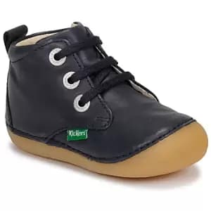 Kickers SONIZA boys's Childrens Mid Boots in Blue. Sizes available:2 toddler,3 toddler,4 toddler,4.5 toddler,5.5 toddler,6 toddler