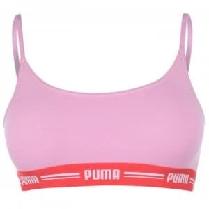 Puma Slim strap bralette - Pink Multi