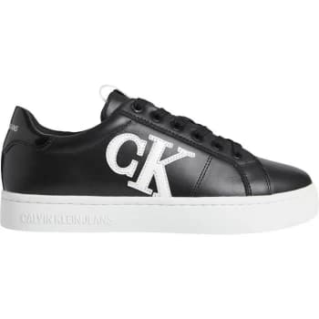 Calvin Klein Jeans Logo Cupsole Trainers - Black BEH