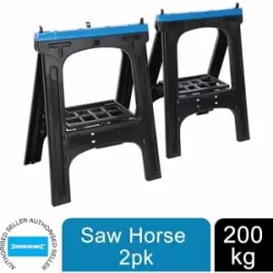 Silverline Saw Horse Trestle Portable 2pk 200kg 973048