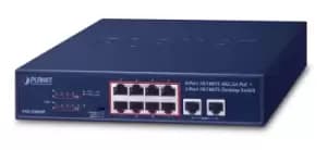 PLANET FSD-1008HP network switch Unmanaged Fast Ethernet (10/100)...