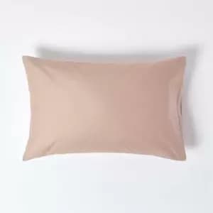 Moonlight Beige Egyptian Cotton Housewife Pillowcase 1000 Thread Count - Moonlight Beige - Moonlight Beige - Homescapes