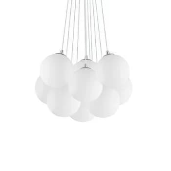 Mapa Bianco 11 Light Small Cluster Pendant White, E14