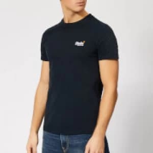 Superdry Mens Orange Label Vintage Embroidery T-Shirt - Eclipse Navy - L