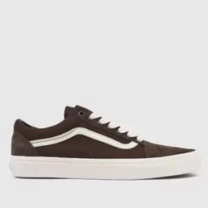 Vans Old Skool Trainers In Brown & Black