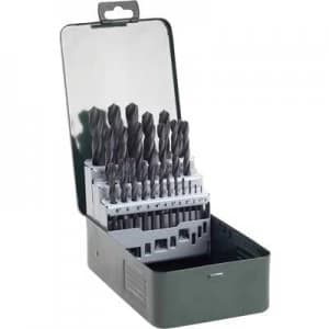 Bosch Accessories 2607019446 HSS Metal twist drill bit set 25 Piece rolled DIN 338 Cylinder shank 1 Set