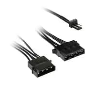 Kolink 3 Pin Fan Power to 2x 4 Pin Molex Adapter