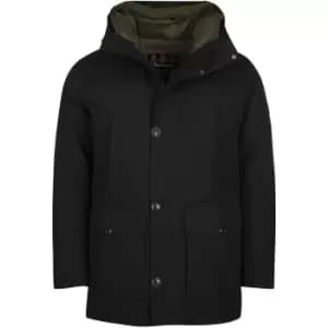 Barbour Mens Arctic Parka Jacket Black Small