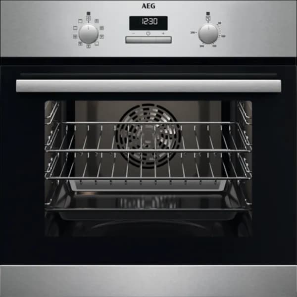 AEG BCX23101EM 59.4cm Built In Electric Single Oven Stainless