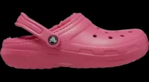 Crocs Classic Lined Clogs Unisex Hyper Pink W4/M3
