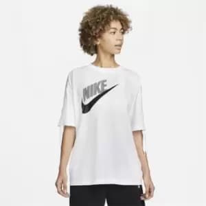 Nike Sportswear Swoosh Dance T Shirt Ladies - White