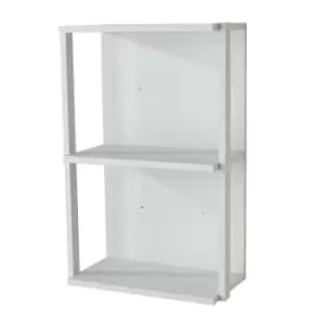Arran 40cm wide shelf, small wall unit - matt white