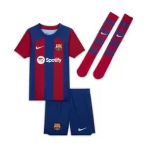 Nike Barcelona Home Minikit 2023 2024 Infants - Blue