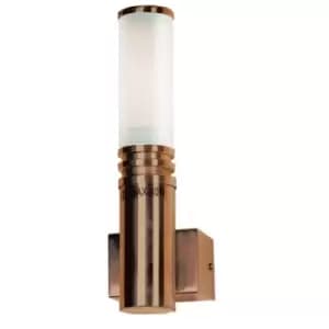 Inox Outdoor Modern Wall Light Brown IP44