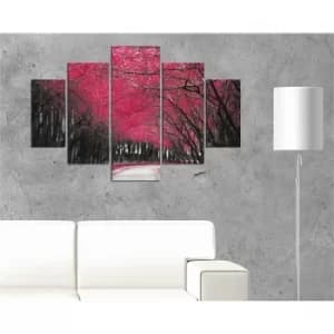 ST101 Multicolor Decorative MDF Painting (5 Pieces)