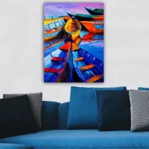 285856787_70100 Multicolor Decorative Canvas Painting