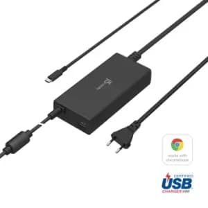 j5create JUP2290C-EN 100W PD USB-C Super Charger - EU, Black,...