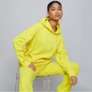 I Saw It First Oversized Hoodie - Yellow