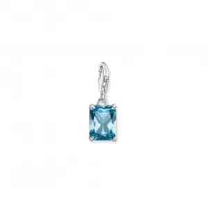 Silver Blue Charm Pendant 1871-009-31