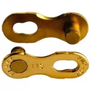 KMC 11 Speed Reusable Chainlinks - 2 Pack - Gold