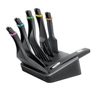 Quirky Detachable Spatula Set Click N Cook Black