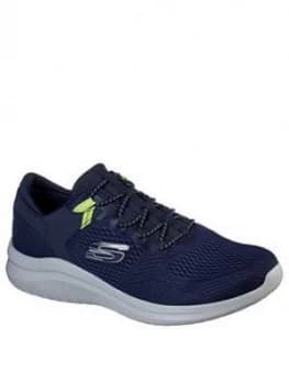 Skechers Kerlem Ultra Flex 2.0 Trainer, Navy, Size 6, Men