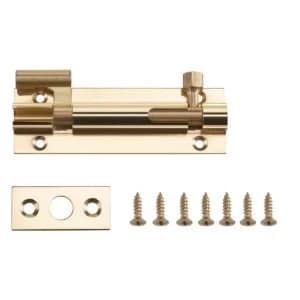 BQ Brass Barrel bolt L76mm