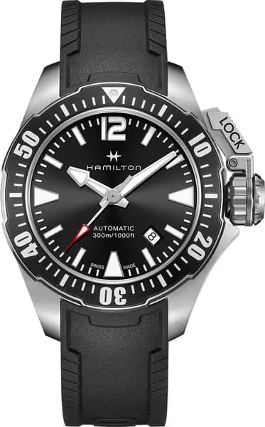 Hamilton Watch Khaki Navy Frogman - Black HM-841