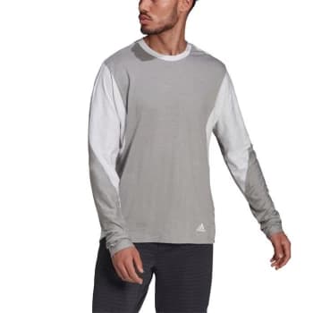 adidas Wellbeing Training Long Sleeve Tee Mens - Grey