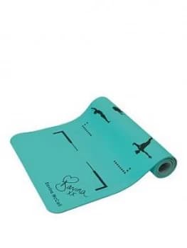 Davina Mccall Davina Tpe Printed Yoga Mat - Blue