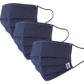 Detex - 3 Pieces Set Mask Cotton Cover blau gepunktet (de)
