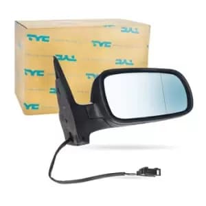 TYC Wing mirror VW 337-0015 1J1857508D,1J1857508D01C,1J1857522E Outside mirror,Side mirror,Door mirror,Side view mirror,Offside wing mirror 3B0857538B
