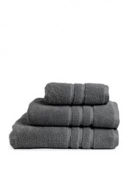 The Lyndon Co Chelsea Super Soft 600 Gsm Zero Twist Bath Sheet - Charcoal