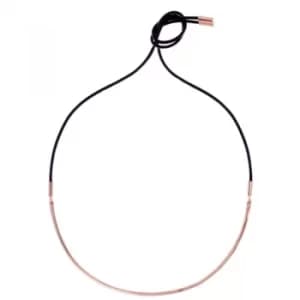 Ladies Karen Millen Rose Gold Plated Wave Choker