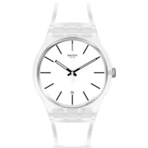 Unisex Swatch White Trip 1983 Watch