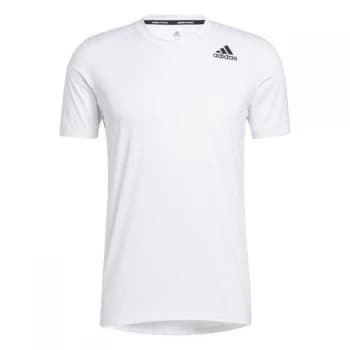 adidas Techfit Compression T-Shirt Mens - White