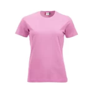 Clique Womens/Ladies New Classic T-Shirt (S) (Bright Pink)